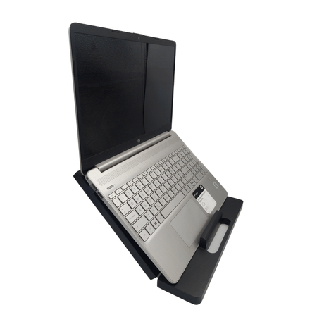 Soporte Laptop Altura Regulable Wooderful Negro de Madera