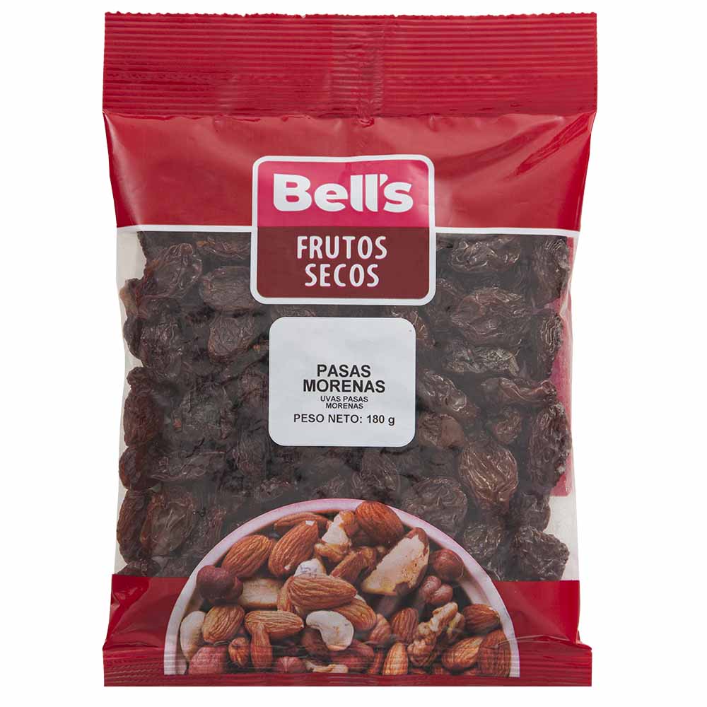 Pasas Morenas BELL'S Bolsa 180g