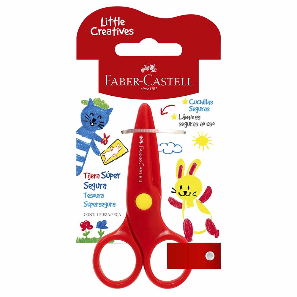 Tijera FABER CASTELL Super Segura 180123