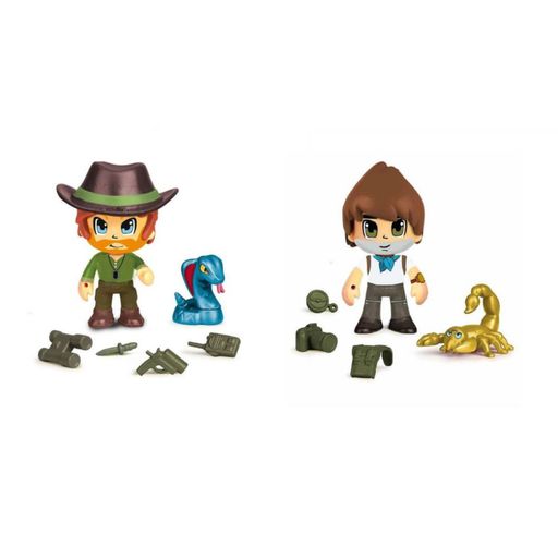 Figuras Pinypon Action Exploradores Pack De 2 Con Animales