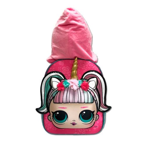 Mochila con best sale capucha para niños