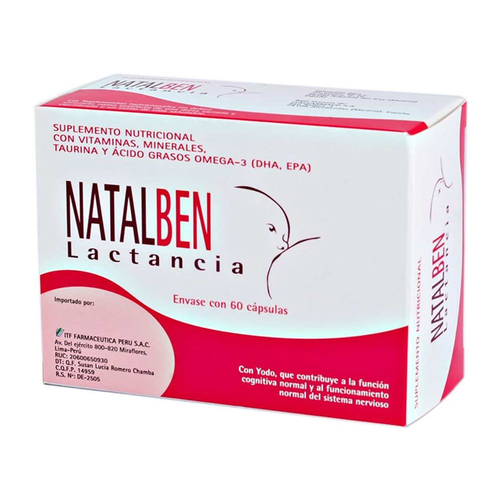Natalben Lactancia es un complemento - Italfarmaco Peru