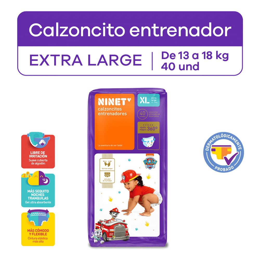 Ninet calzonc entren bol 40un, t/xl