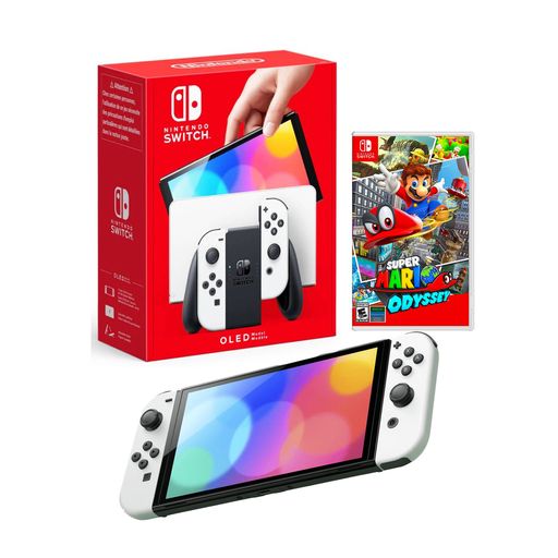 Consola Nintendo Switch Lite Amarillo + Super Mario Odyssey