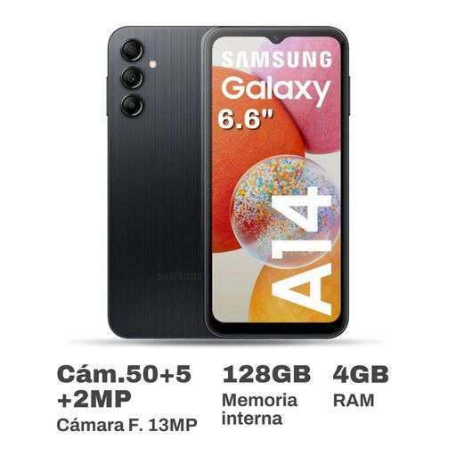 Celular Samsung Galaxy A14 6.6 4GB RAM 128GB Negro
