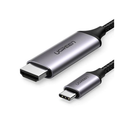 Cable Ugreen Adaptador USB-C Macho a HDMI 4K 60HZ Macho 1.5mts Aluminio MM142 - 50570