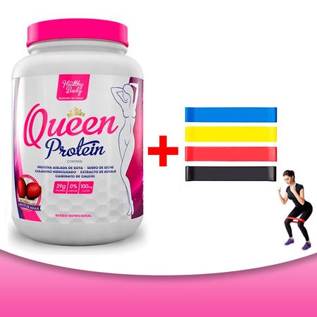 Queen Protein Proteina Para Mujer 1100grs Vainilla Más Ligas De Entrenamiento