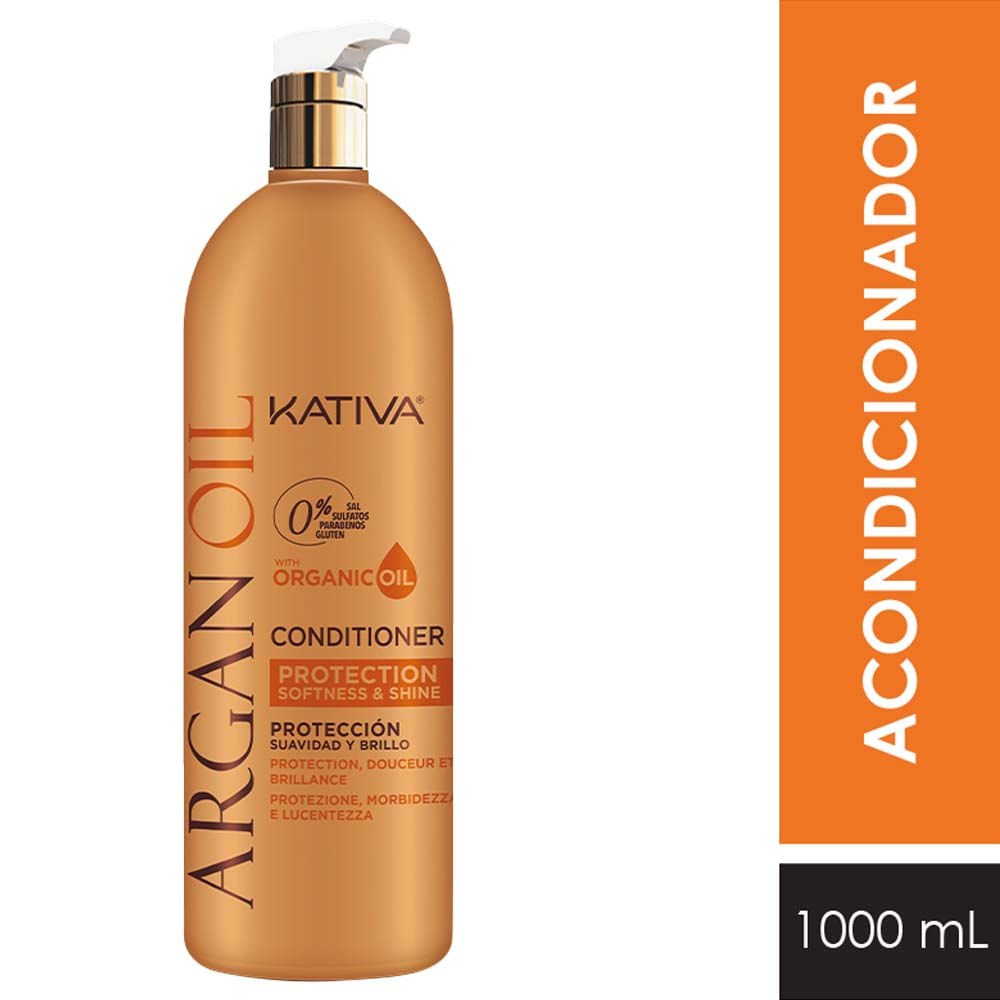 Acondicionador KATIVA Aceite de Argán Frasco 1L