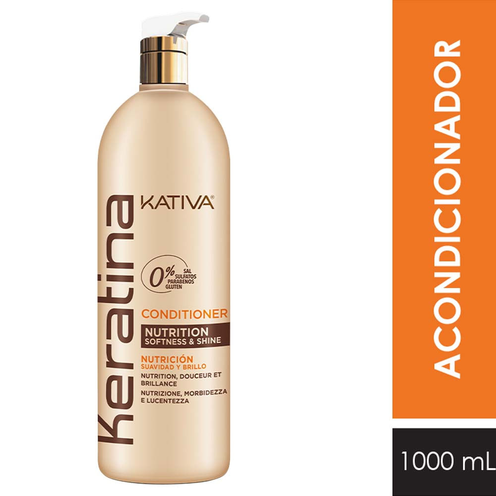 Acondicionador KATIVA Bálsamo de Keratina Frasco 1000ml