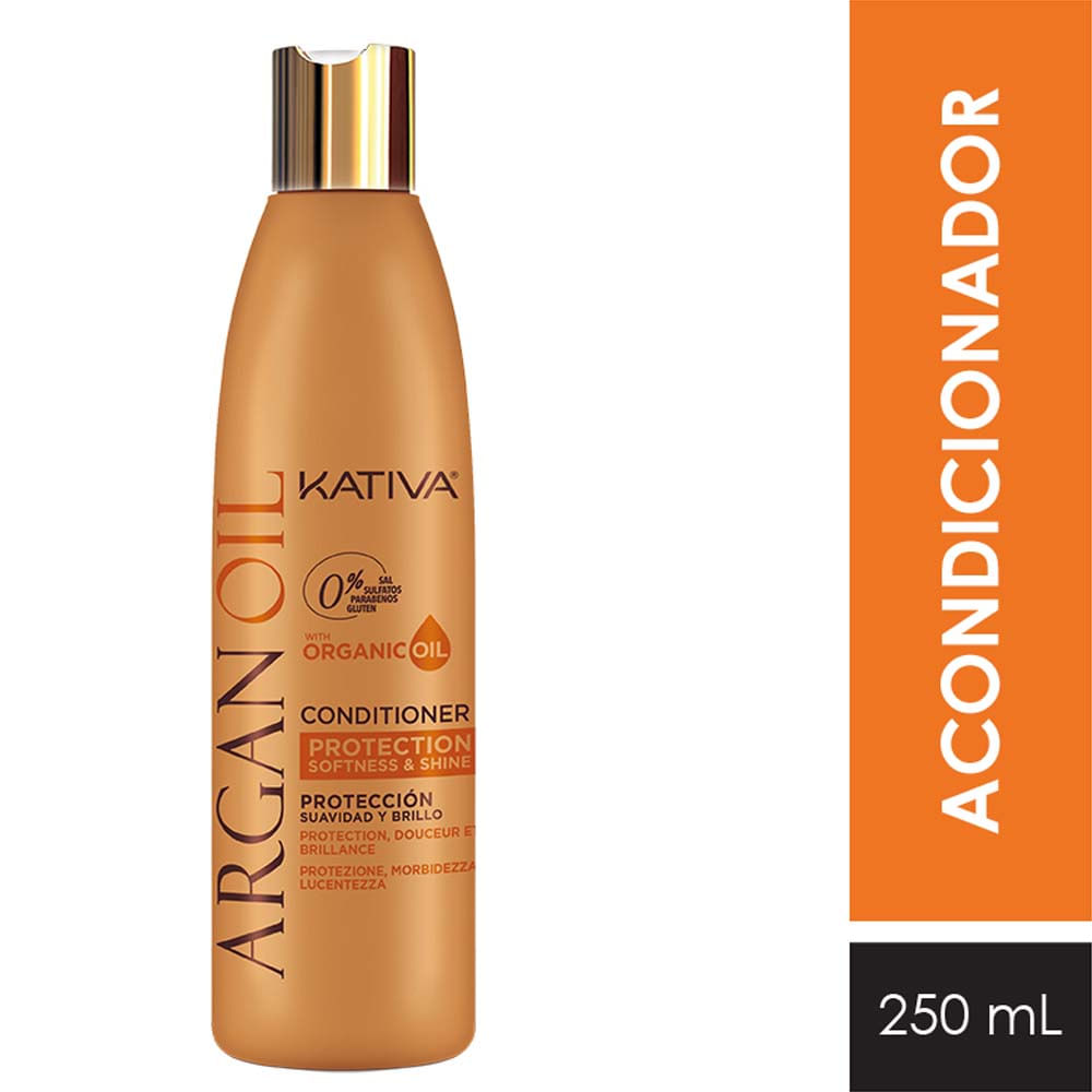 Acondicionador KATIVA Argan Oil Frasco 250ml