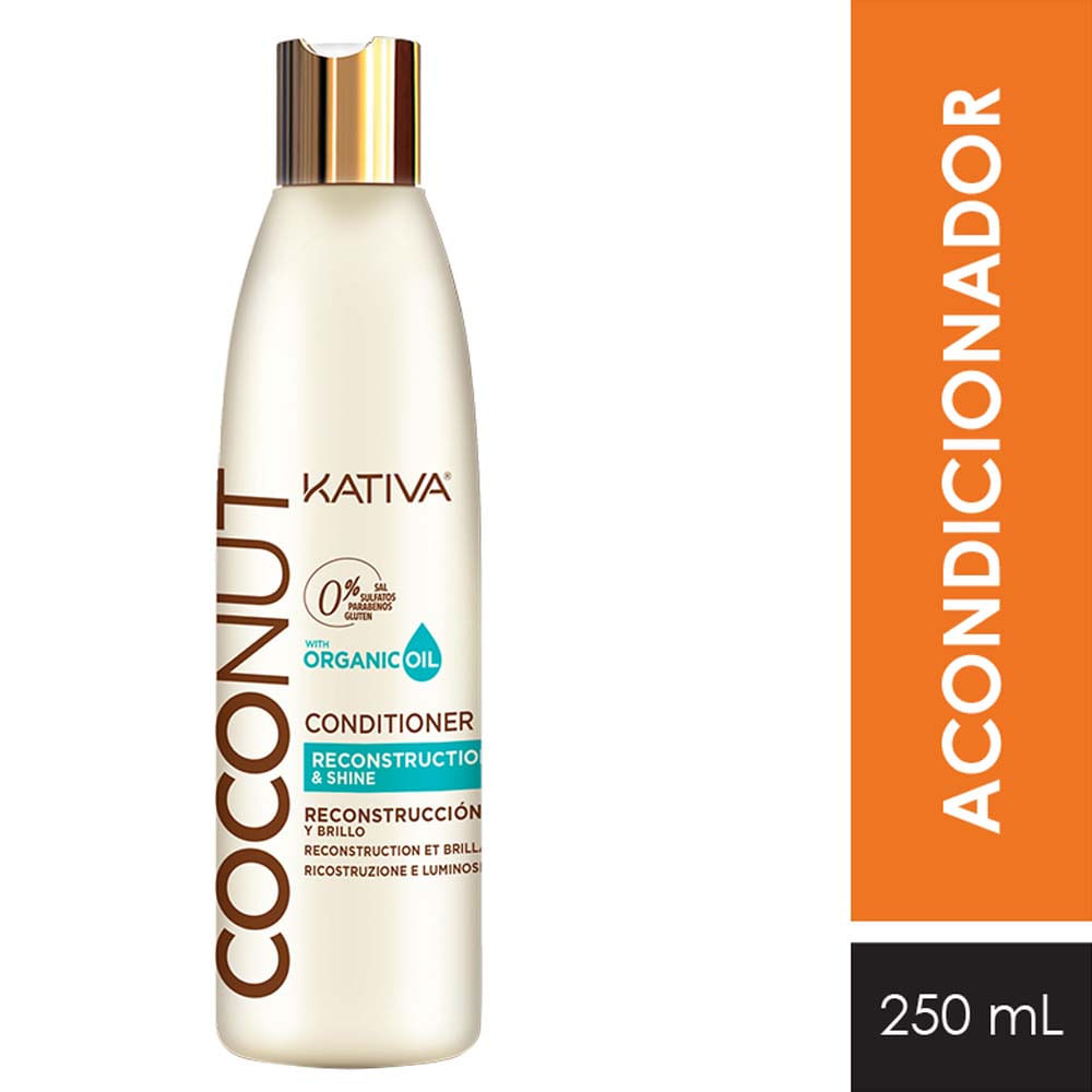 Acondicionador KATIVA Coconut Frasco 250ml