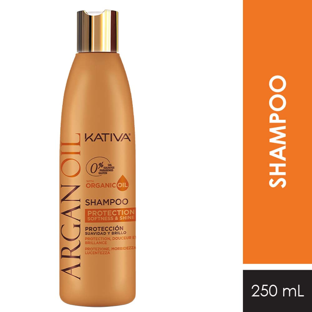 Shampoo KATIVA Argan Oil Frasco 250ml