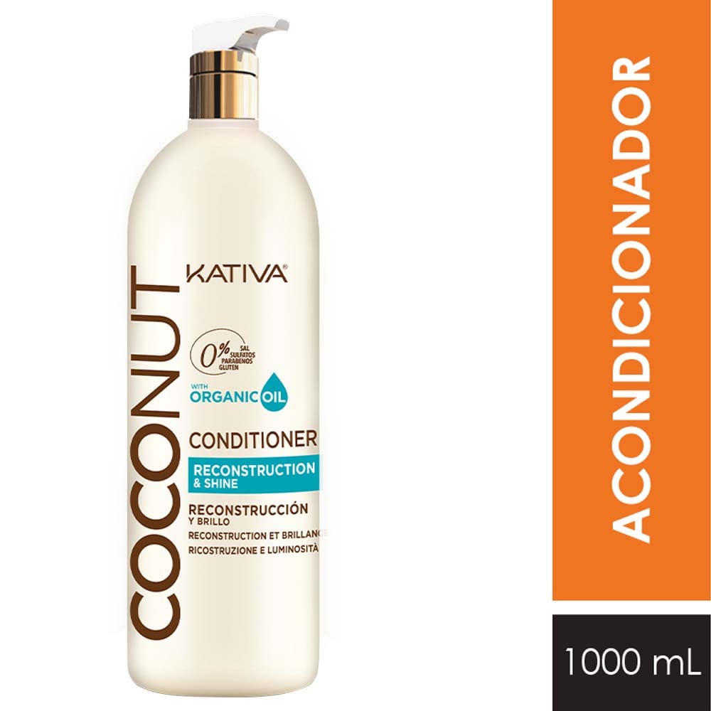 Acondicionador KATIVA Coconut Frasco 1L