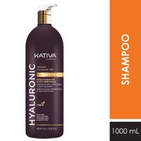 Shampoo KATIVA con Ácido Hialurónico, Keratina & Q10 Frasco 1L