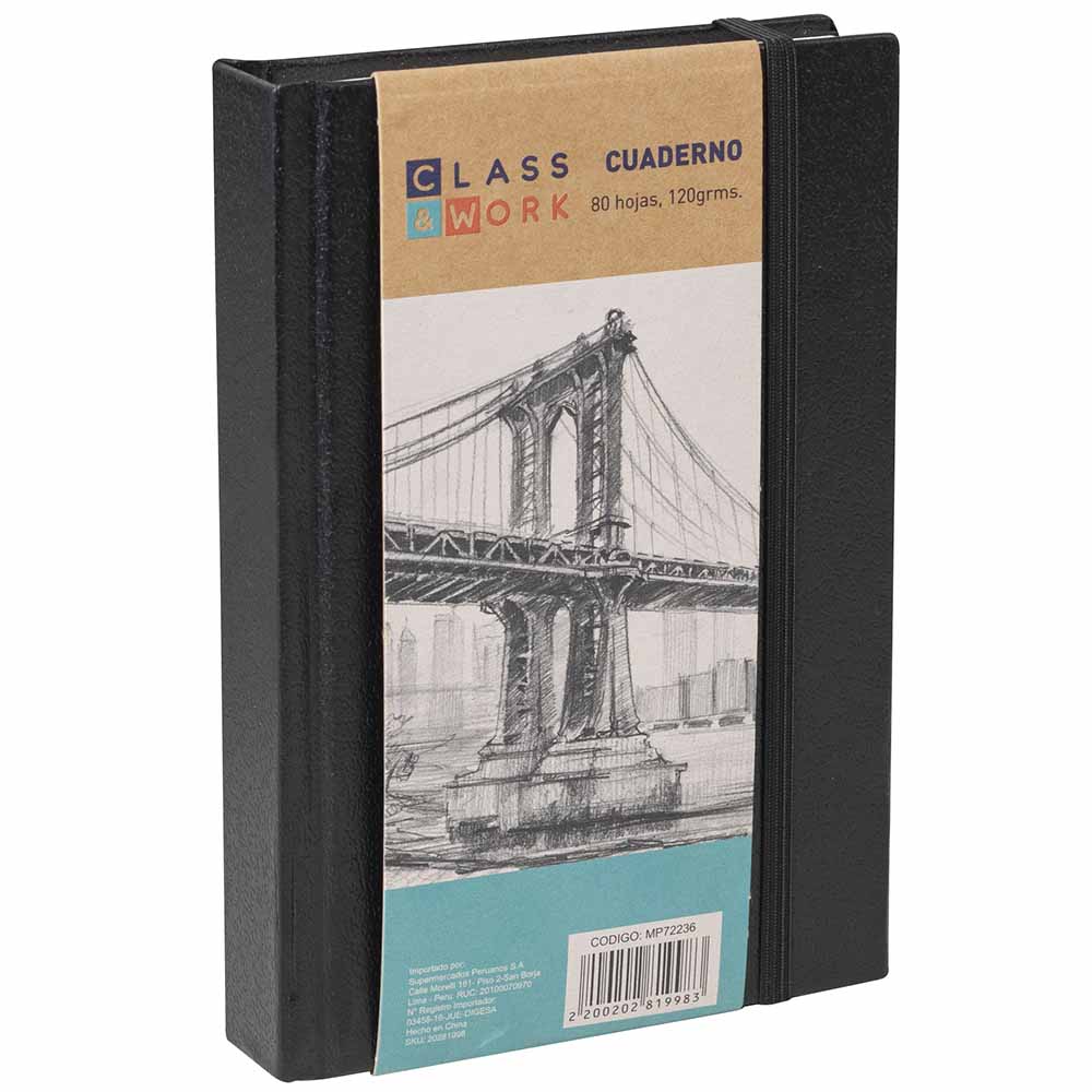 Cuaderno CLASS & WORK 4x6" 80 Hojas