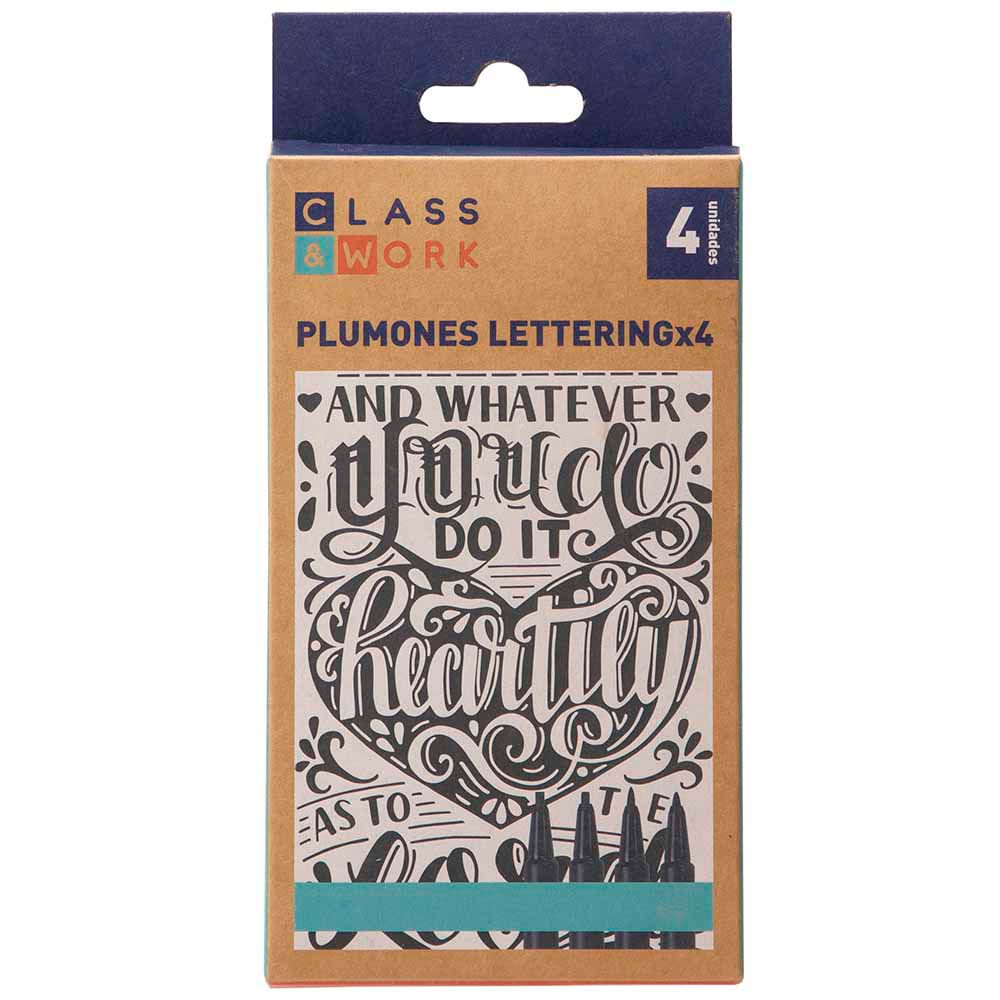 Plumones Lettering CLASS&WORK MP72800