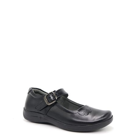 Zapato Escolar de Cuero para Niña Par&ss HA-E012IF Negro Talla 29