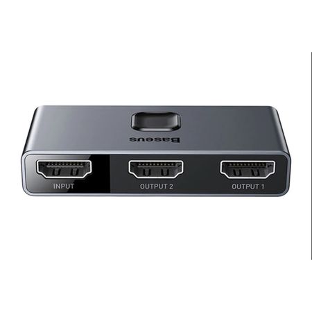 SWITCH INTERRUPTOR HDMI 2x1 Baseus Matrix 4K HD para PS43 TV Box B