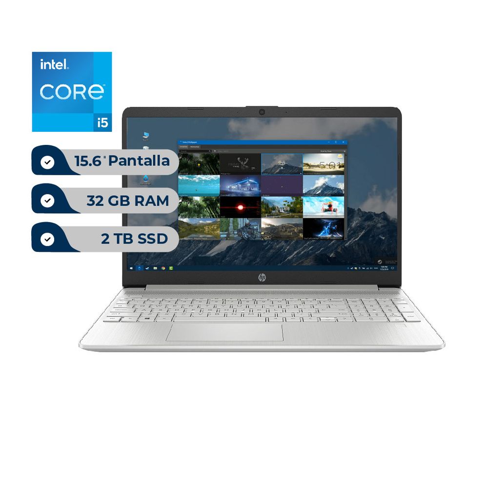 Laptop Hp 15 Dy2504la Intel Core I5 1135g7 Ram 32gb Ssd 2tb Fhd 156 6d997la Plazavea 6704