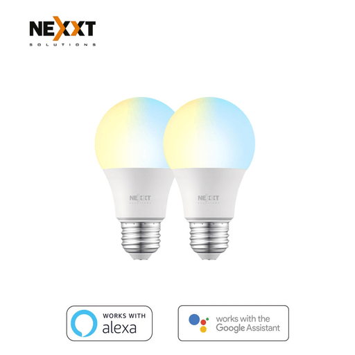 Bombillo Inteligente Wi-Fi LED Multicolor Pack 4 Unidades Nexxt