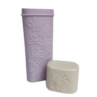 Porta Cepillos o Cubiertos Cartuchera Labrada Morado