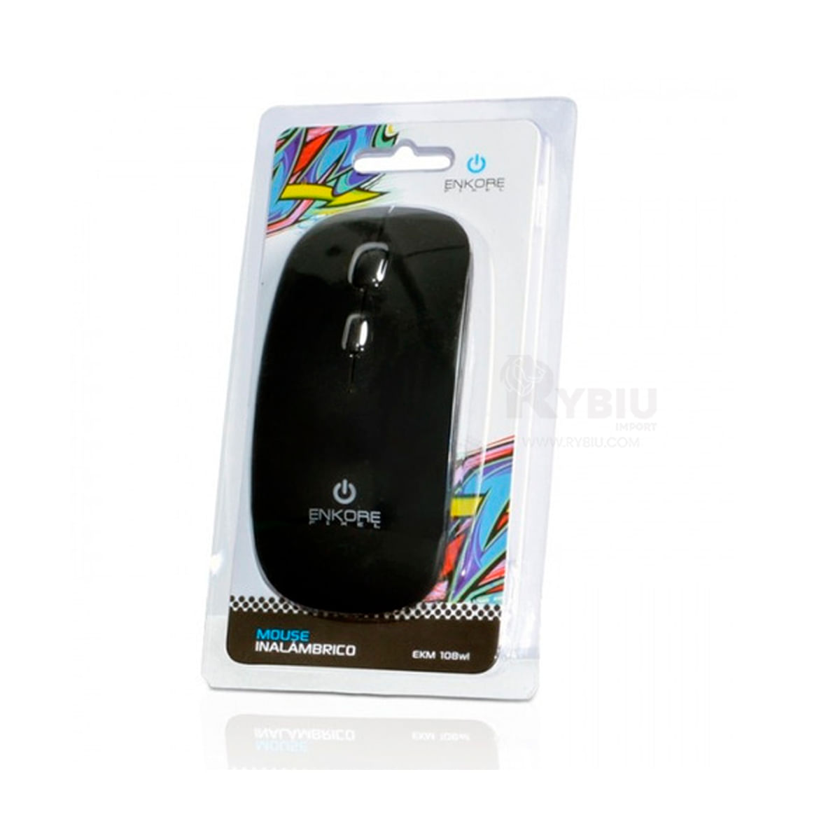 Mouse Enkore para Computadora Negro