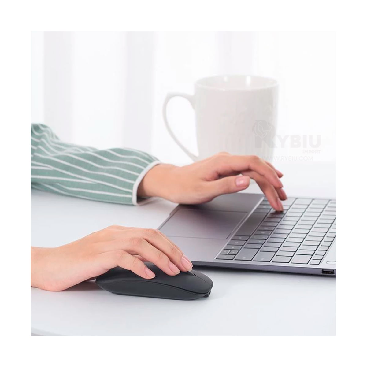 Mouse Enkore 108wl para Laptop Negro