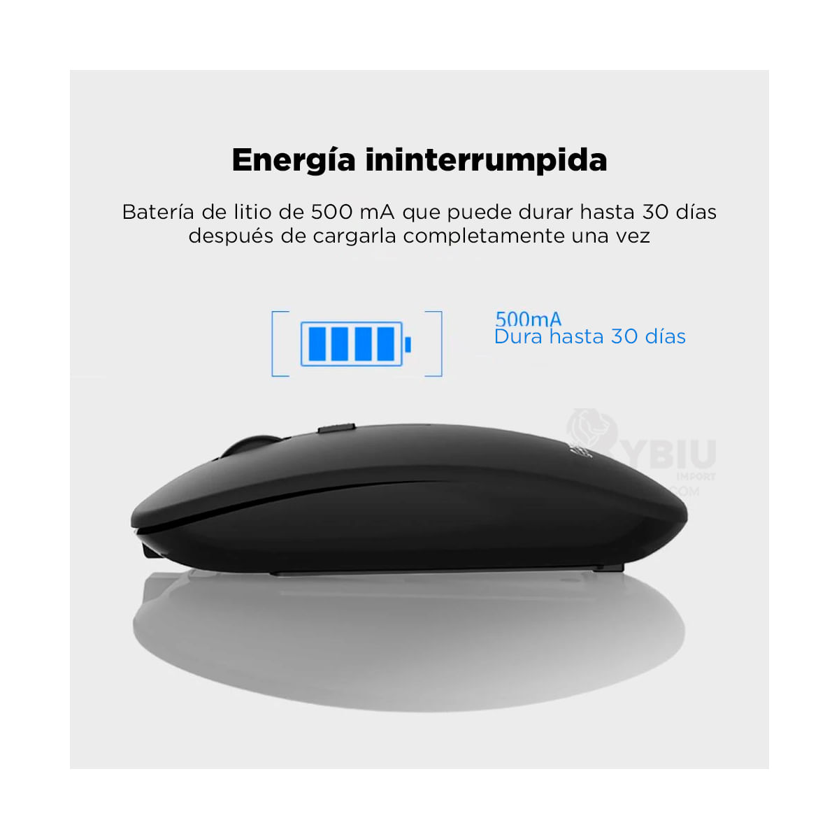 Mouse Inalambrico Wifi Pixel Enkore 108wl Negro