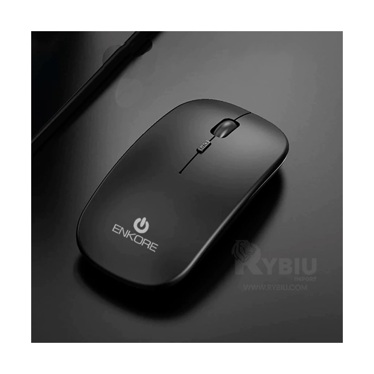 Mouse Inalambrico Wifi Pixel Enkore Negro