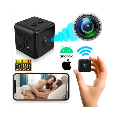 Camara Espia Wifi HD Mini cámara ip espía Seguridad - Vision Nocturna