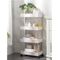 Estante para Baño Multifuncional 4 Pisos BL