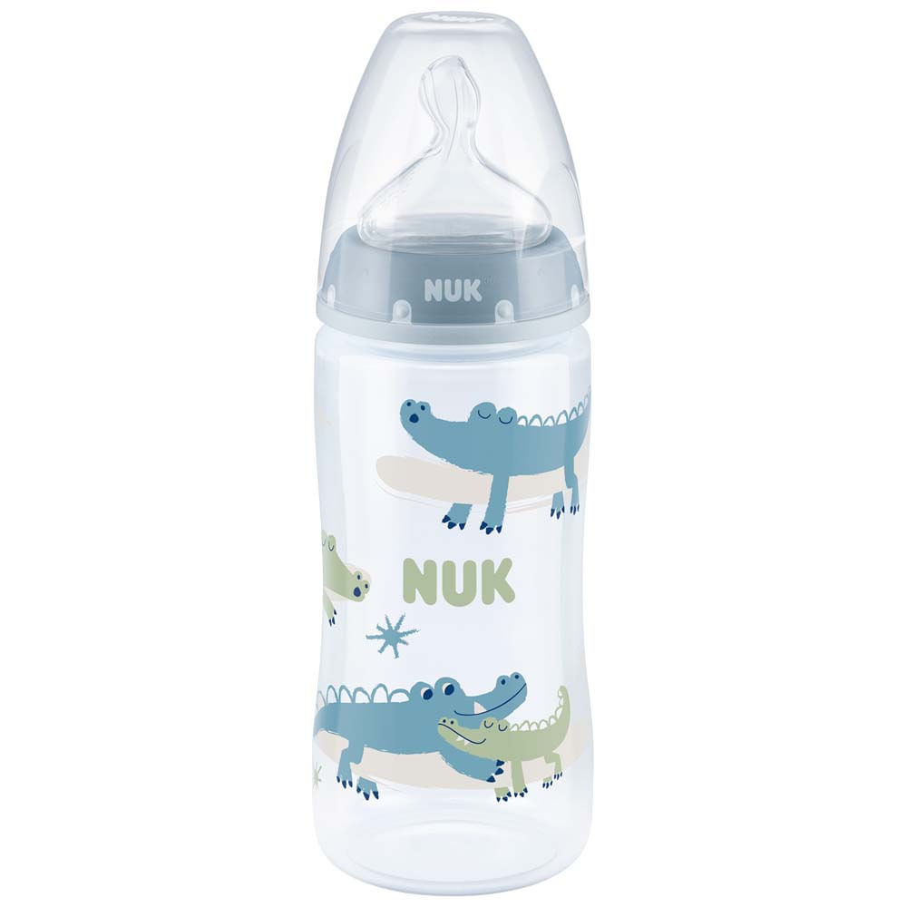 Biberón de Vidrio NUK Choice PP Gris Niño 300ml