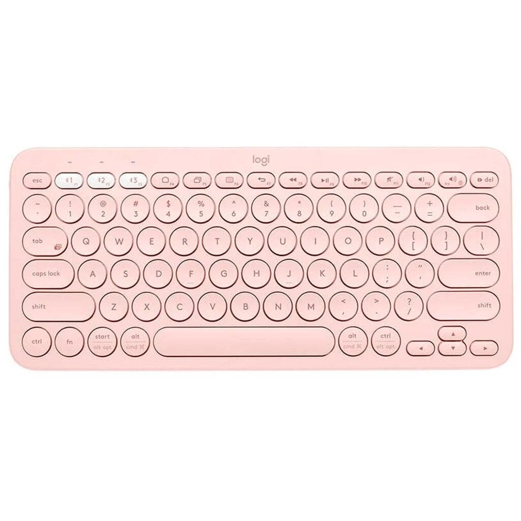 Teclado Logitech Bluetooth Inalámbrico K380 Rosa