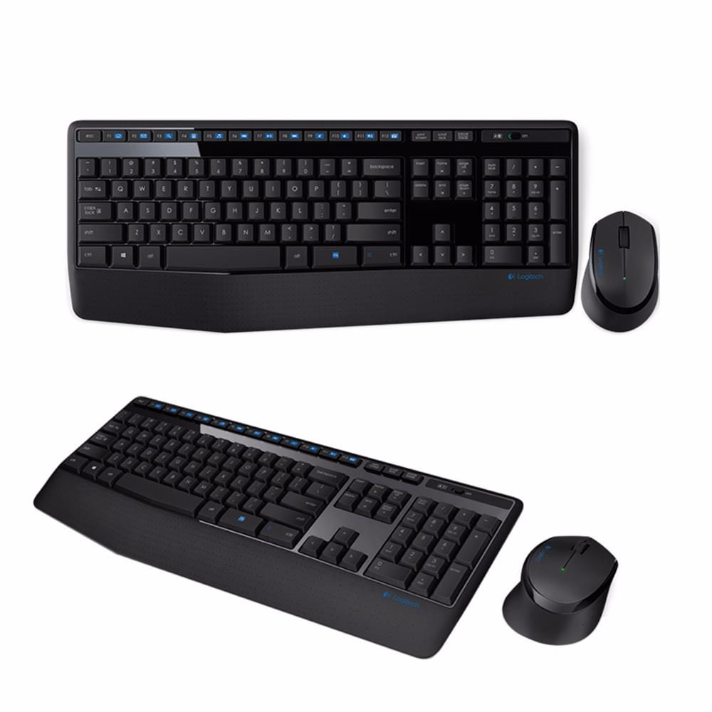 Teclado +Mouse Logitech Wireless Mk345 Black