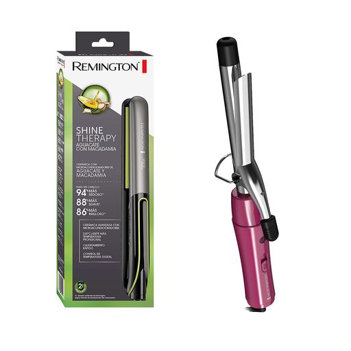 Combo Remington Rizador Remington Chrome Curls Alisadora