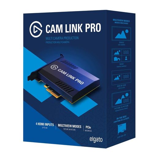 Capturadora de Video ElGato Cam Link Pro 4 HDMI Inputs 4K PCIe