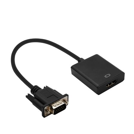 Convertidor VGA a HDMI y VGA – Cables y Conectores