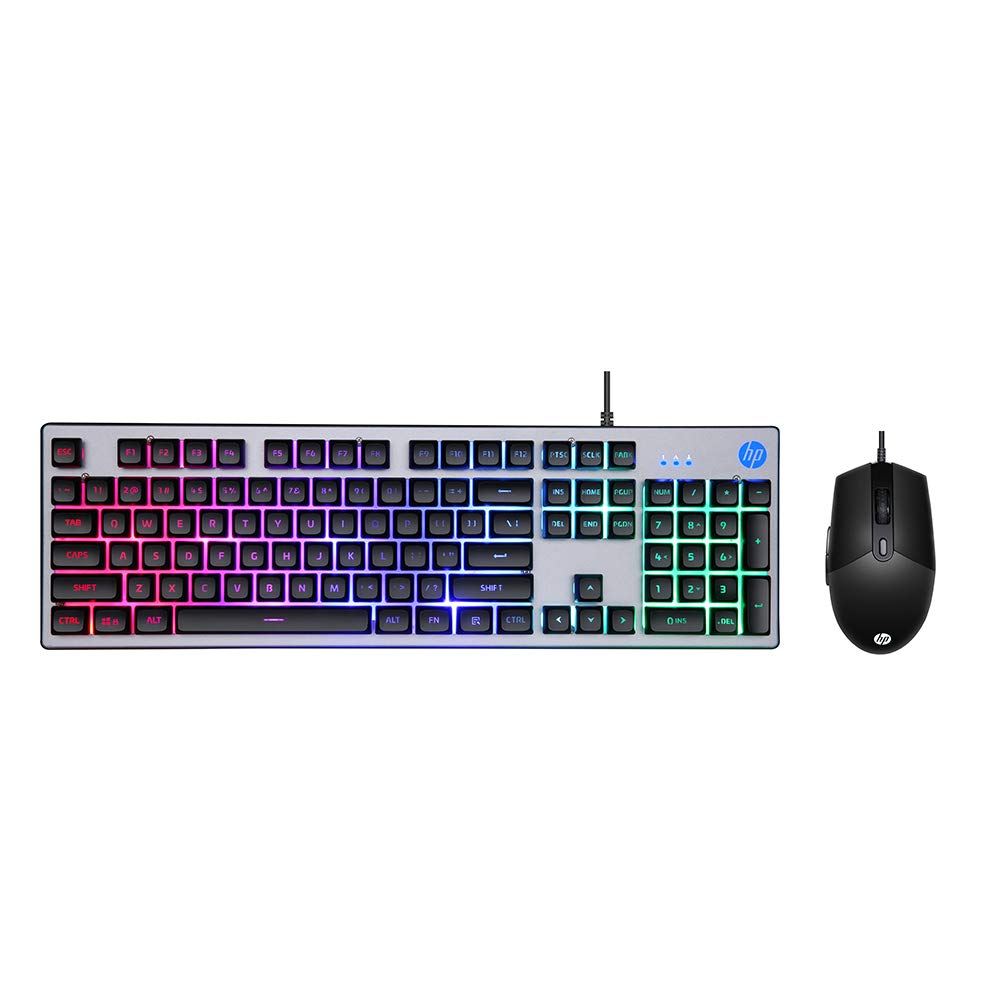 Combo 2 en 1 teclado y mouse GAMER KM300F HP