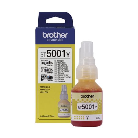 Botella de Tinta Brother Yellow BT5001Y | plazaVea - Supermercado
