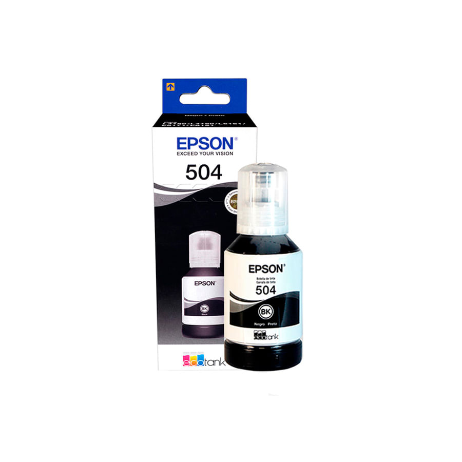 Botella de Tinta Epson T504120-Al Negro