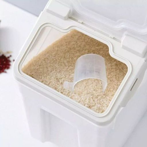 Caja de 15 kg almacenamiento contenedor hermético para azúcar arroz  GENERICO