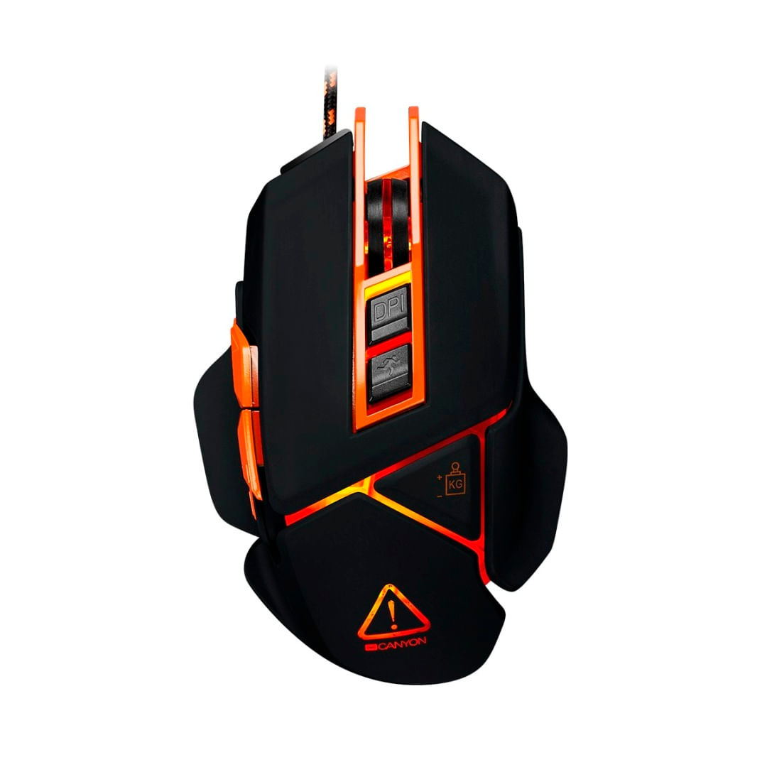 Mouse Canyon Gaming Hazard con Luz Led 6400 Dpi