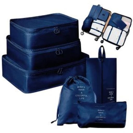 6Pcs Bolsa de almacenamiento impermeable Bolsa de equipaje de viaje  Organizador