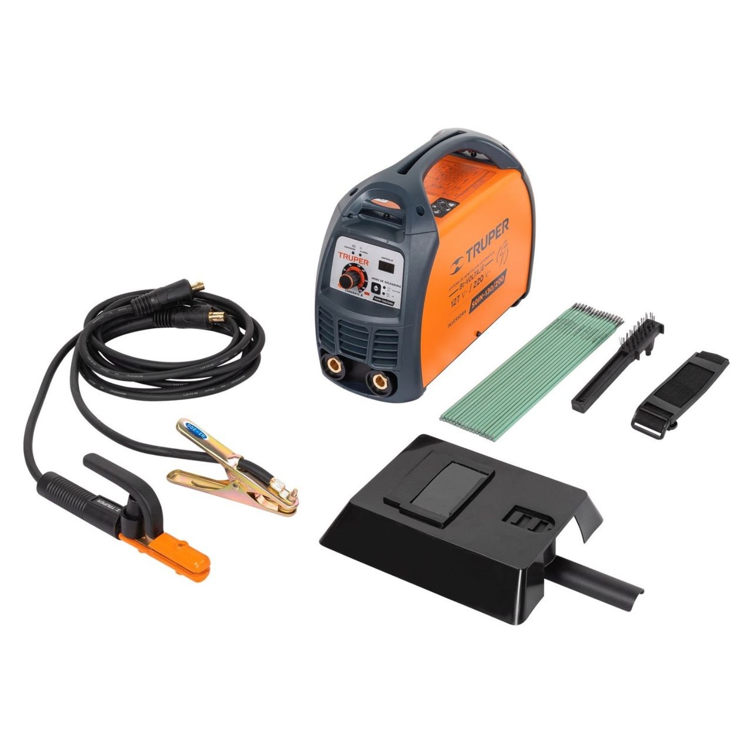 Maquina Soldadora Inversora Bi Voltaje 200A 127V/220V Truper 16053