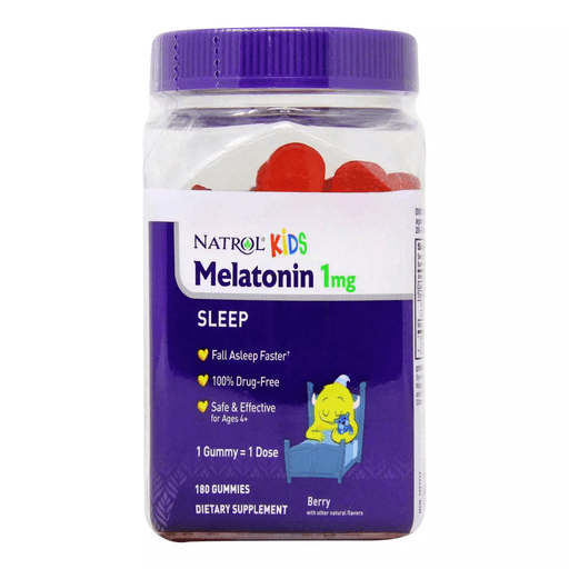 Melatonina en Gomitas Natrol para niños 1 mg - 180 gomitas