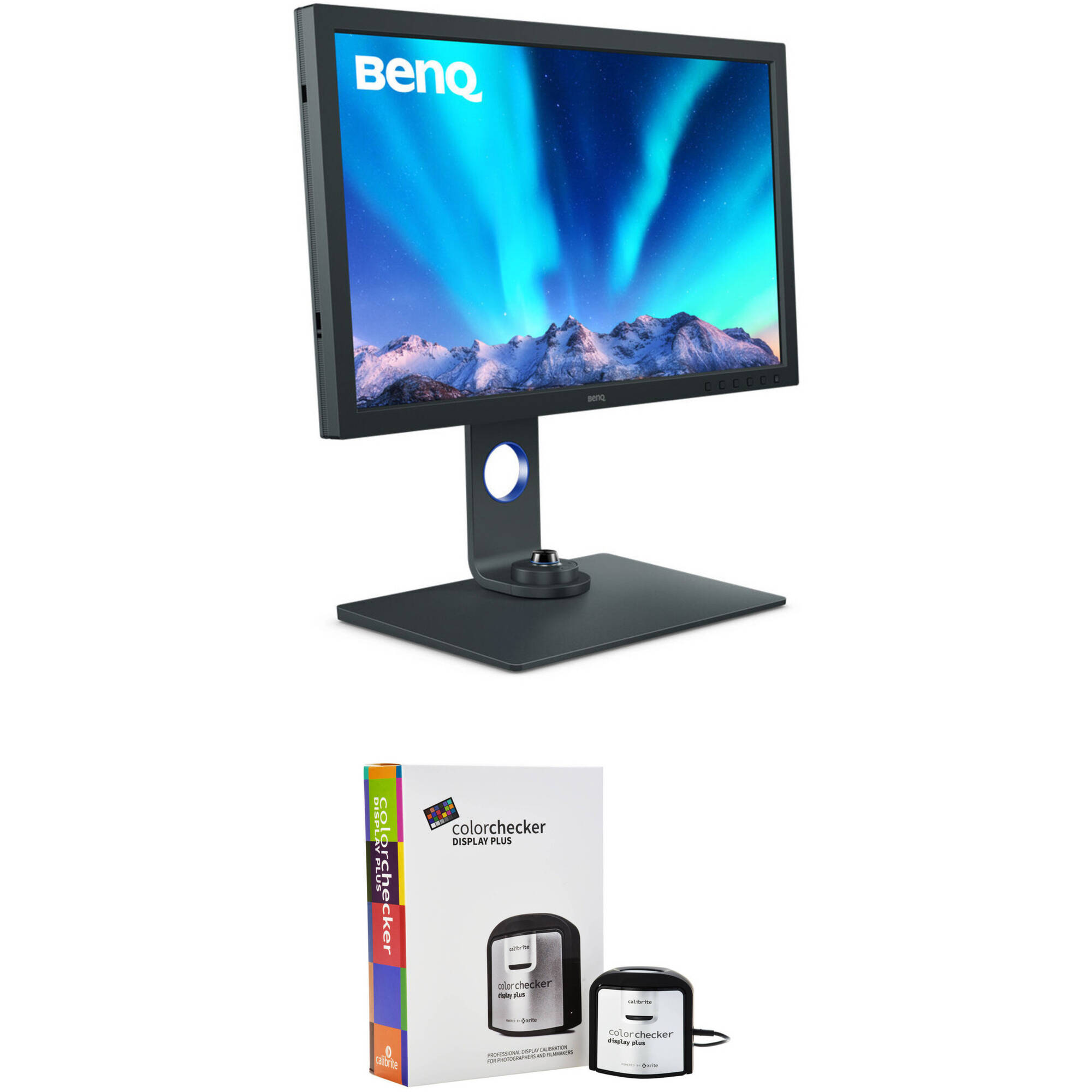 Benq SW271C 27 ""16: 9 4K HDR IPS Monitor con ColorChecker Display Plus