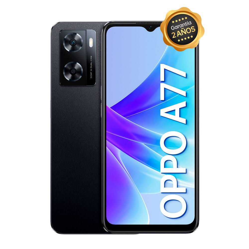 Celular Oppo A77 6.56"" 4GB RAM 128GB Negro