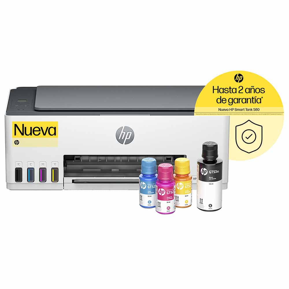 Impresora multifuncional hp smart tank 580 blanco knasta per 