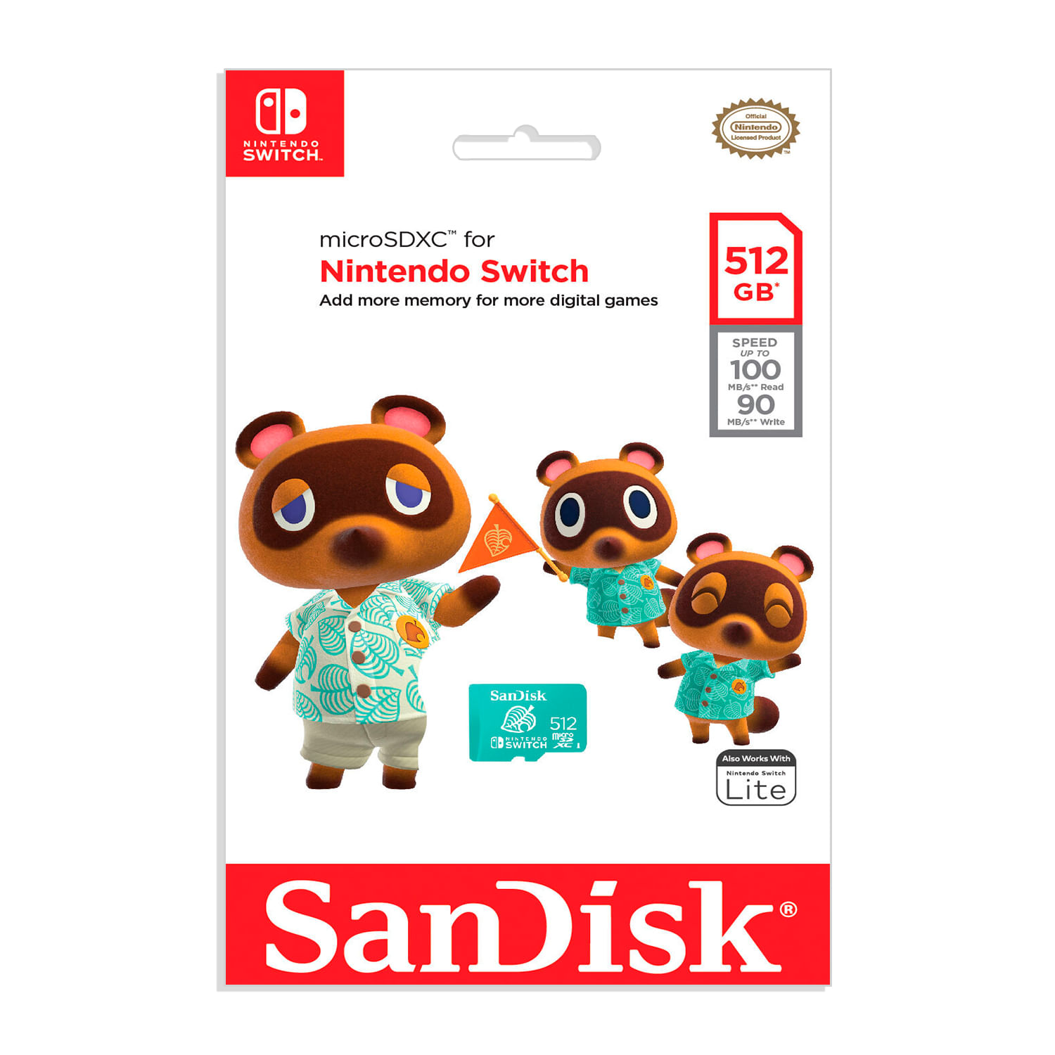 Memoria Micro SDXC 512gb Nintendo Switch