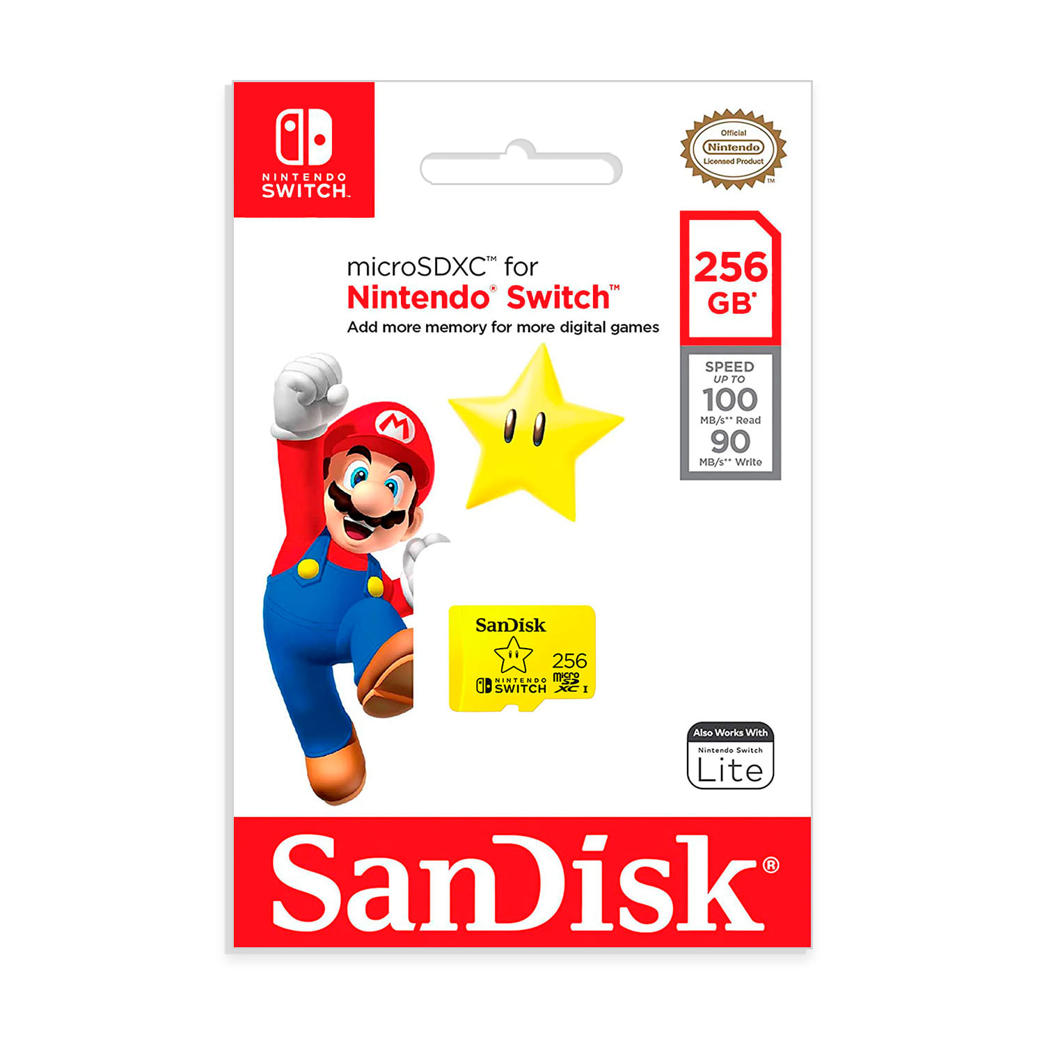 Memoria Micro SDXC 256gb Nintendo Switch